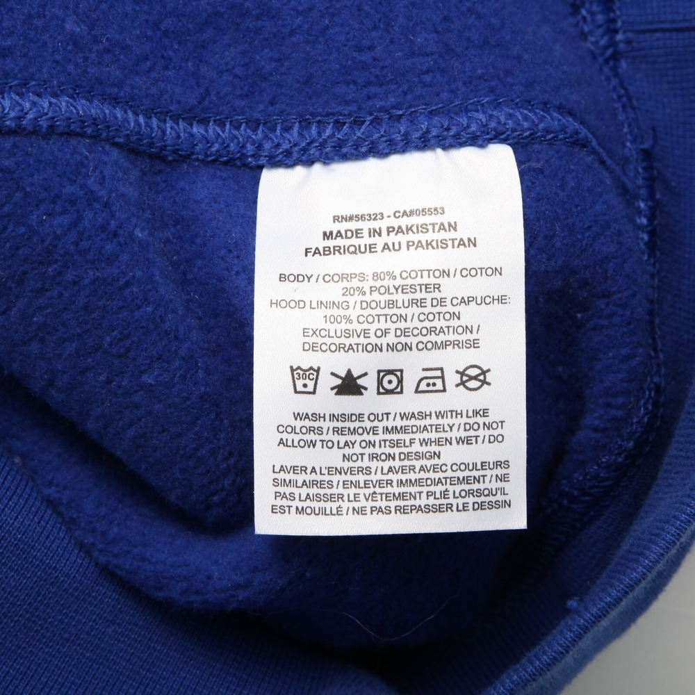 The New York Giants Hoodie Medium Blue Red Nike NFL Team Issued - Picture 7 of 13